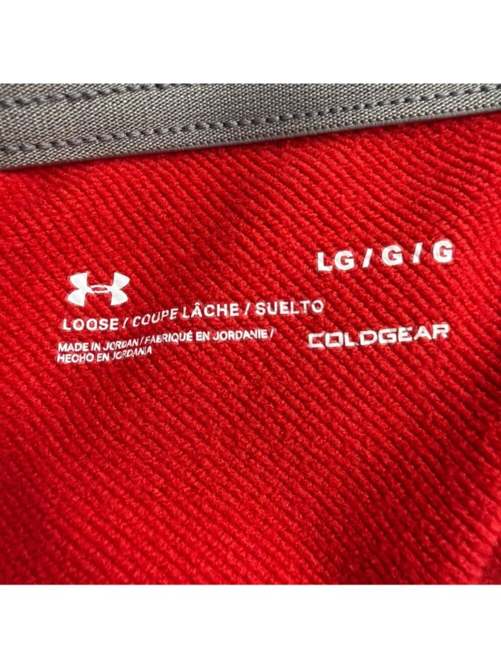 Under Armour Mens Red Coldgear Joggers Loose Fit Pants Size L - Picture 9 of 12